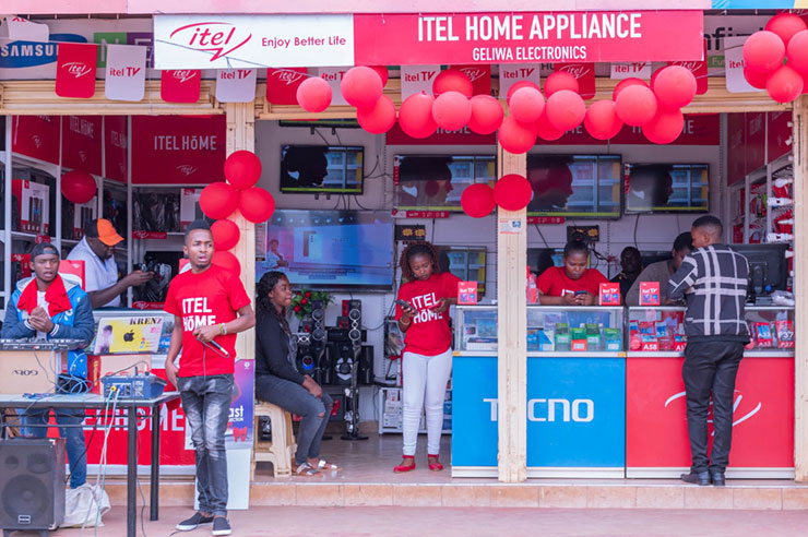 Inauguração da primeira loja itel Home no Quénia