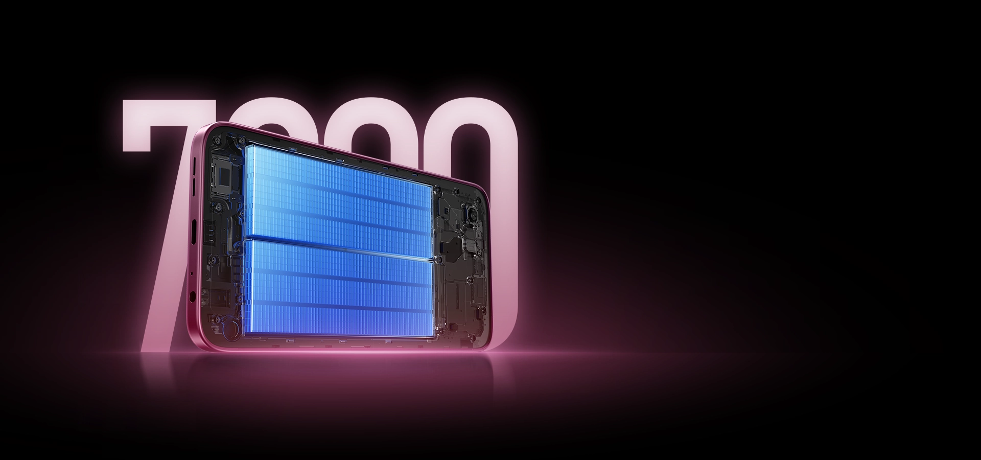 A300+ with its 7000mAh battery revealed inside the phone