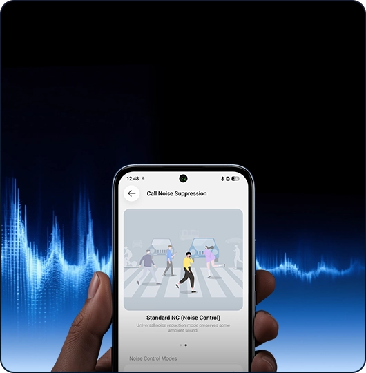 A300+ call noise suppression interface