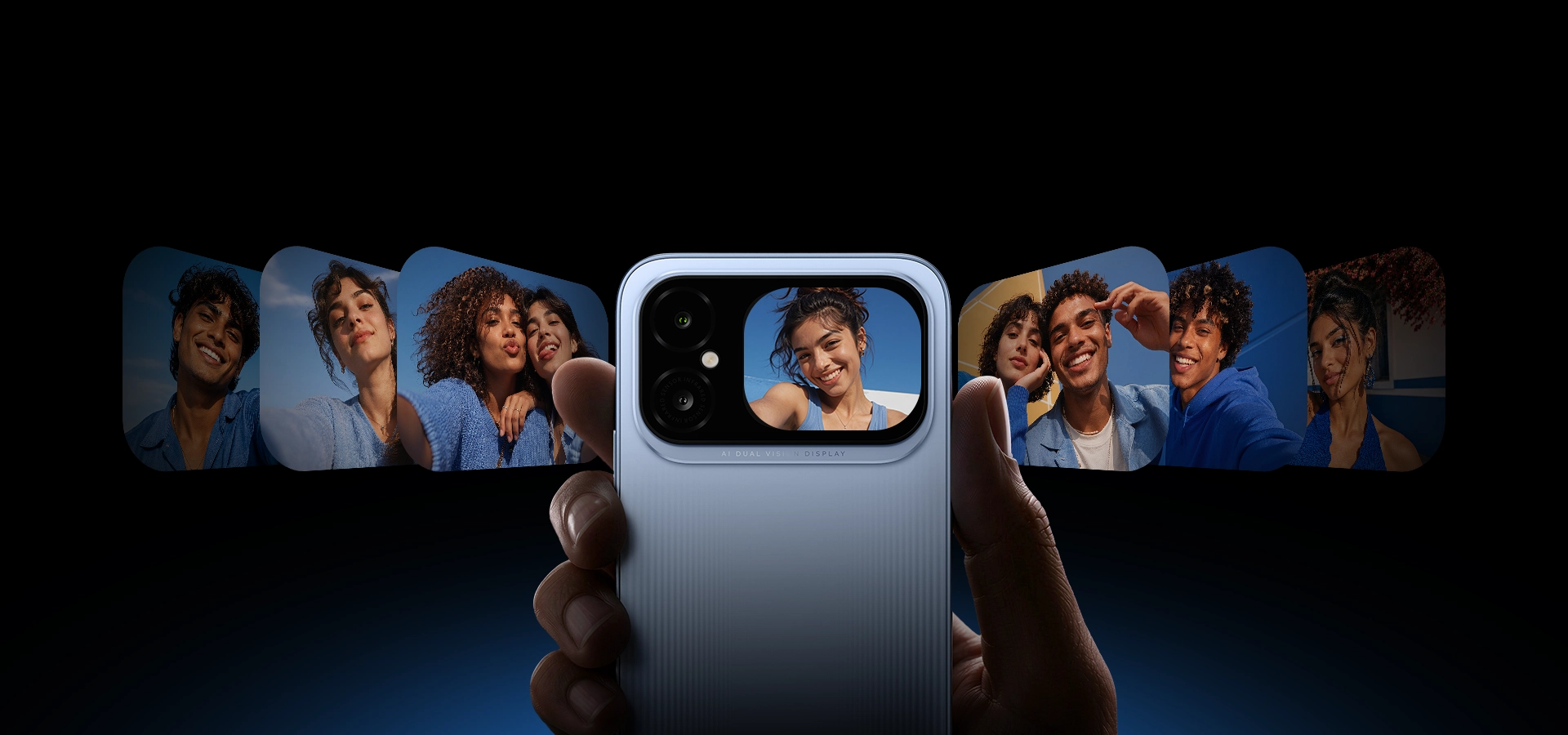 Taking selfies with the A300+ rear camera and rear screen preview