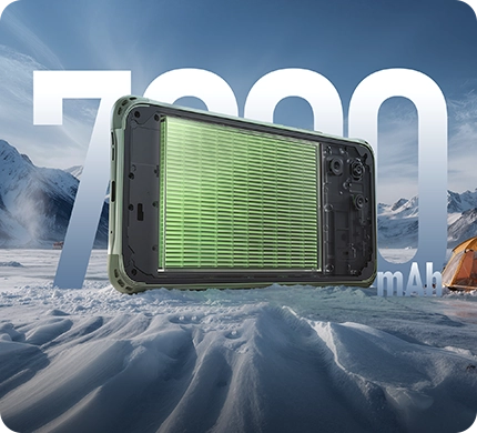 7000mAh battery